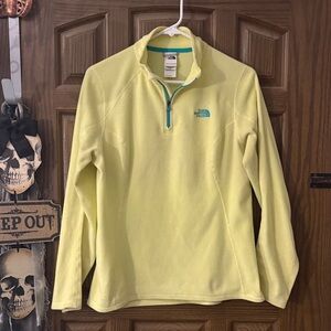 The North Face Women's Light Yellow Fleece Pullover